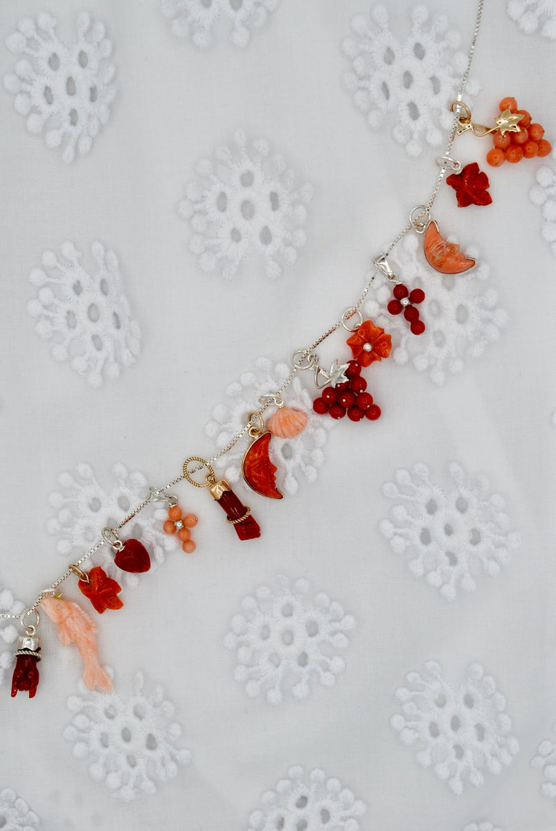 Coral collection – Moon flower vintage